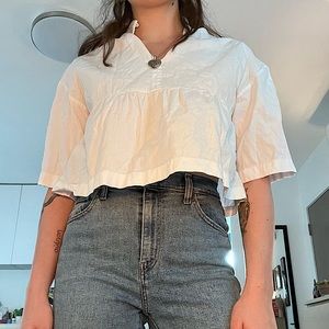 Country White Flower Tee